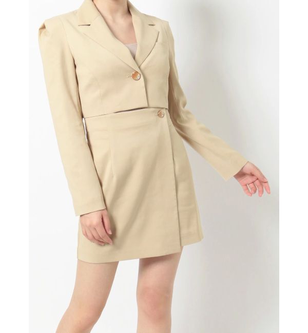 RESEXXY「タックデザインショートジャケット【セットアップ着用可能】」|その他|