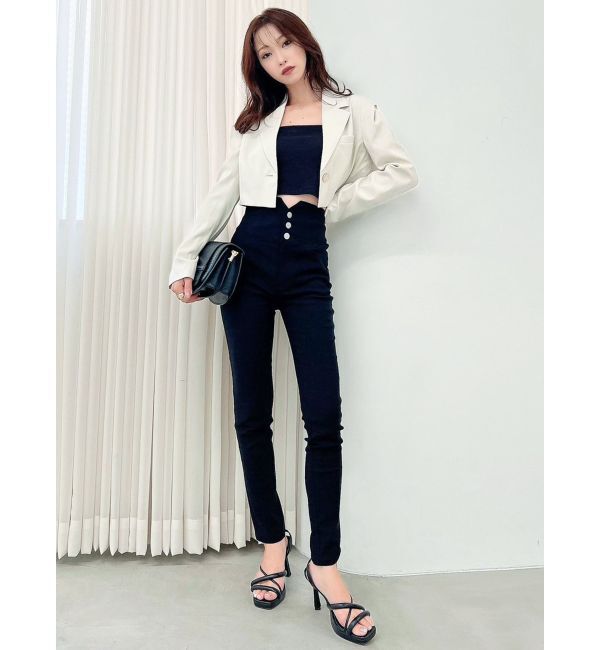 RESEXXY「タックデザインショートジャケット【セットアップ着用可能】」|その他|