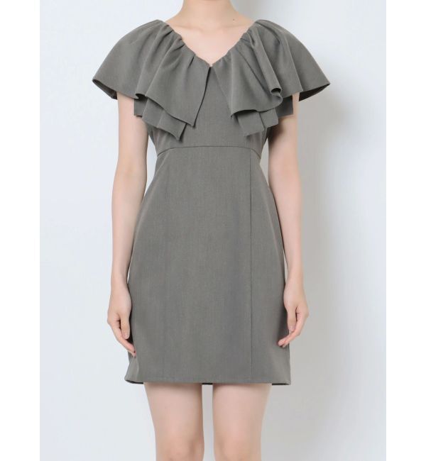 RESEXXY「ラッフルデザインミニワンピース」|ワンピース|