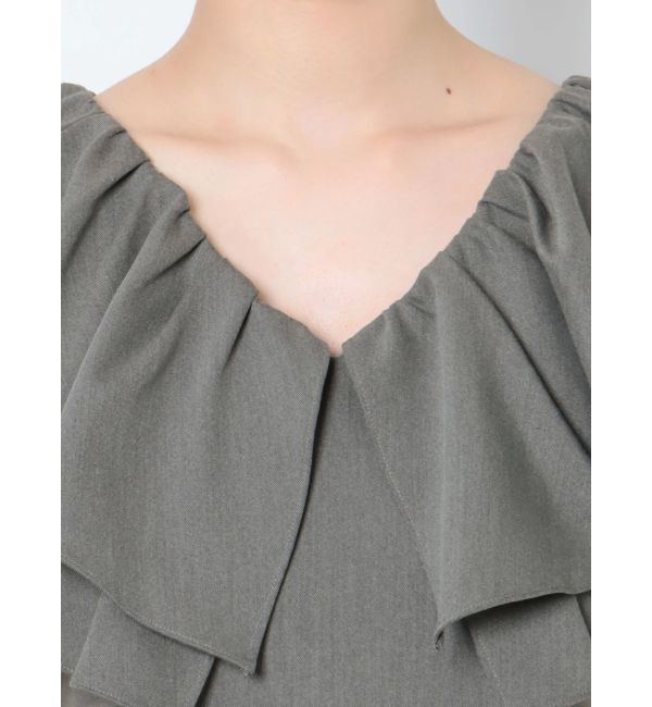 RESEXXY「ラッフルデザインミニワンピース」|ワンピース|