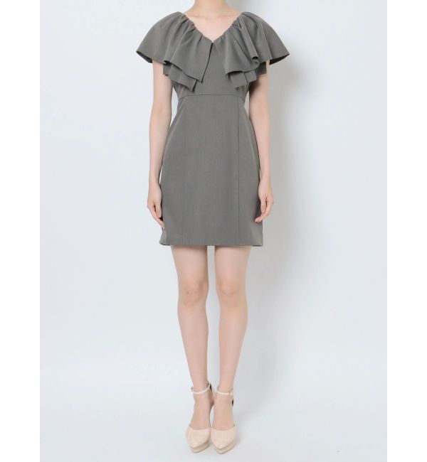 RESEXXY「ラッフルデザインミニワンピース」|ワンピース|