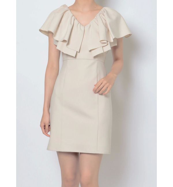 RESEXXY「ラッフルデザインミニワンピース」|ワンピース|