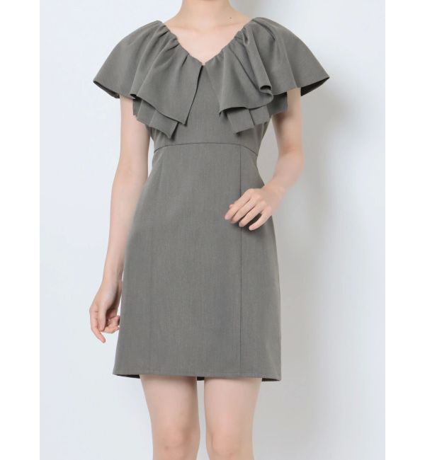 RESEXXY「ラッフルデザインミニワンピース」|ワンピース|