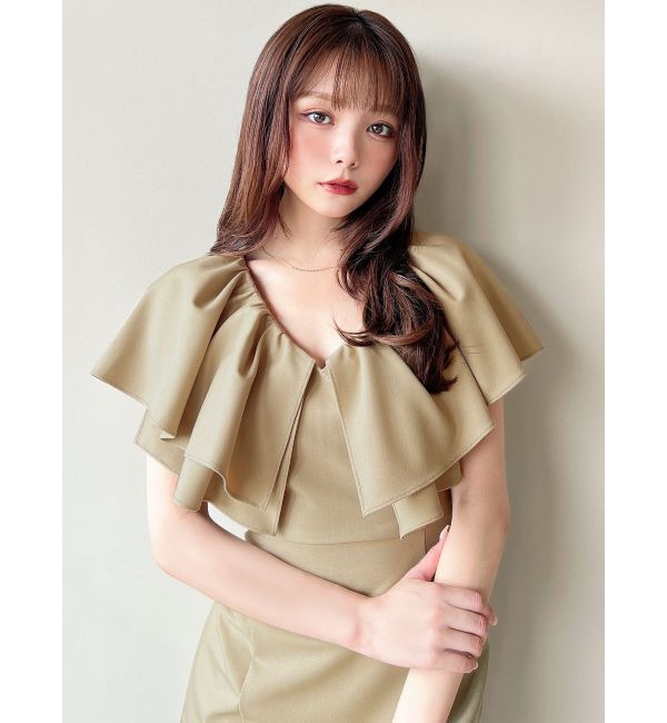 RESEXXY「ラッフルデザインミニワンピース」|ワンピース|