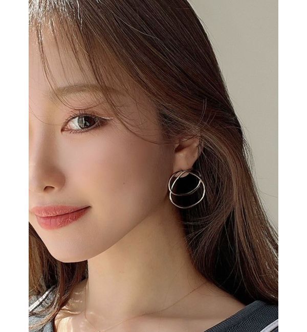 RESEXXY「ダブルツイストピアス」|ピアス|シルバー