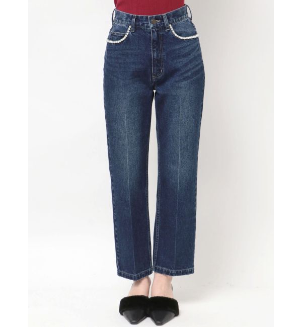 RESEXXY「パールポイントデニムパンツ」|デニム|