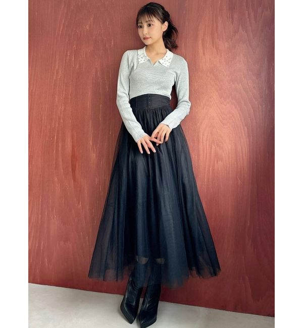 RESEXXY「ラメチュールボリュームスカート」|スカート|