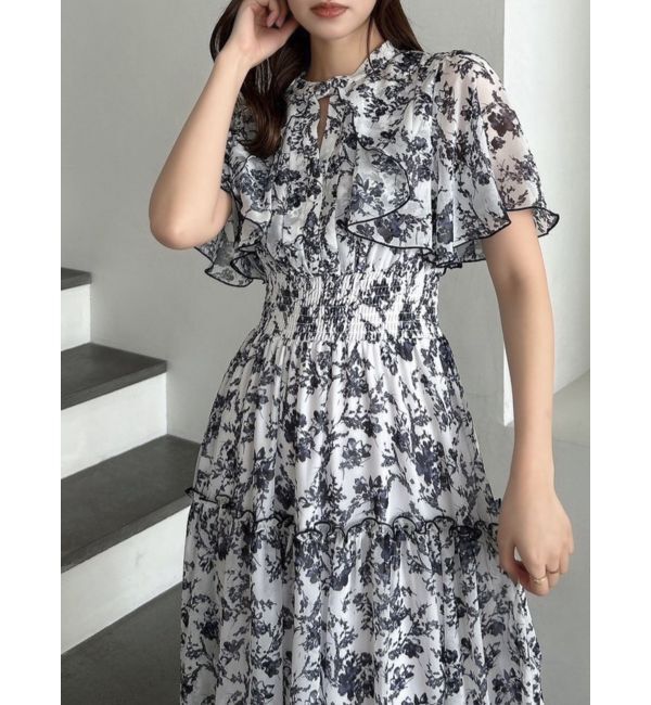 dazzlin「watercolorflowerワンピース」|ワンピース|