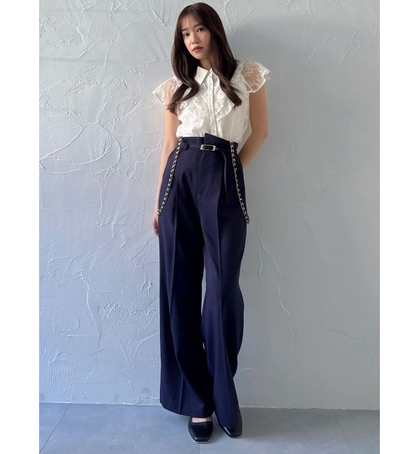 dazzlin「ラッフルフリルブラウス」|シャツ・ブラウス|