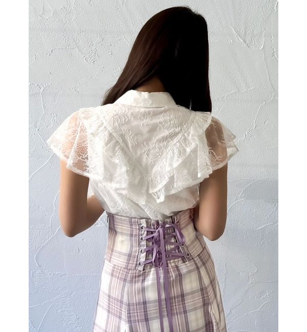 dazzlin「ラッフルフリルブラウス」|シャツ・ブラウス|