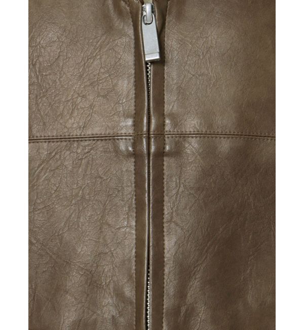 EMODA「フェイクレザーボックスワンピース」|ワンピース|