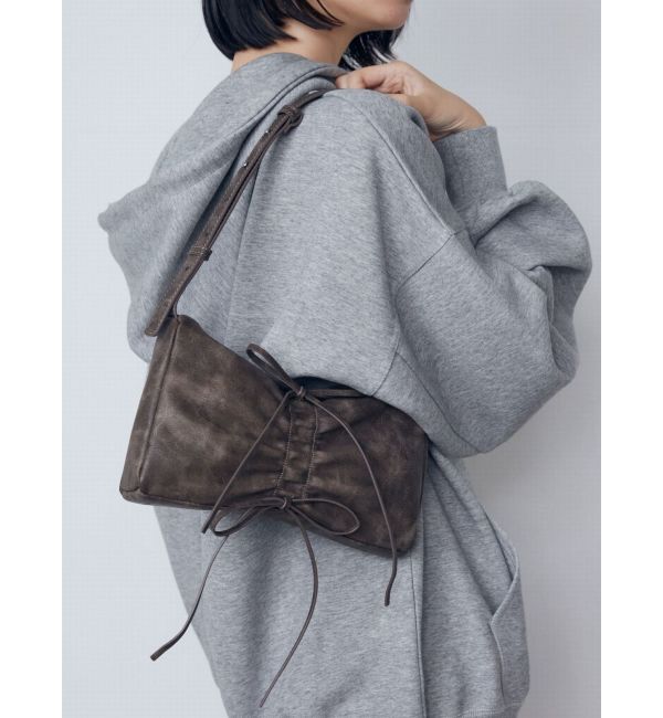 EMODA「ギャザーリボンショルダーバッグ」|ショルダー・メッセンジャー|