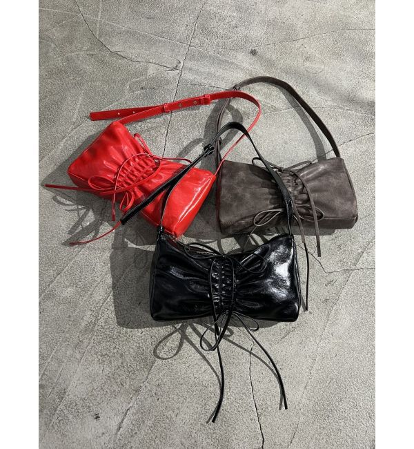 EMODA「ギャザーリボンショルダーバッグ」|ショルダー・メッセンジャー|