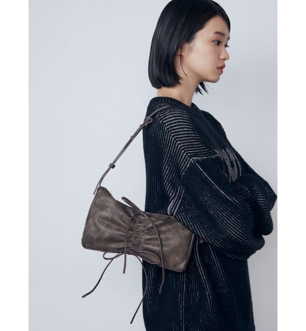 EMODA「ギャザーリボンショルダーバッグ」|ショルダー・メッセンジャー|