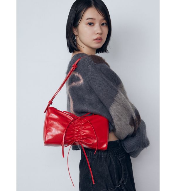 EMODA「ギャザーリボンショルダーバッグ」|ショルダー・メッセンジャー|