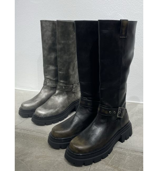 EMODA「ヴィンテージライクロングブーツ」|ロングブーツ|