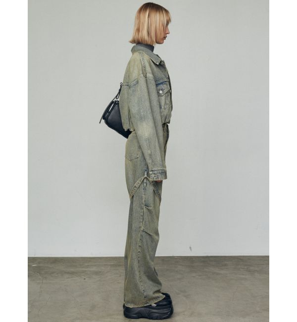 EMODA「バルーンコンパクトデニムブルゾン」|ブルゾン・スタジャン|