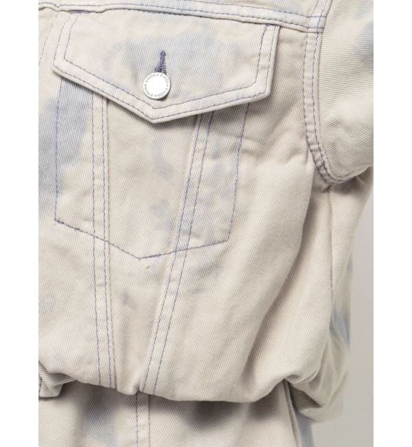 EMODA「バルーンコンパクトデニムブルゾン」|ブルゾン・スタジャン|