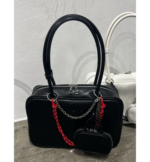 EMODA「スクエアショルダーチャームバッグ」|ハンドバッグ|