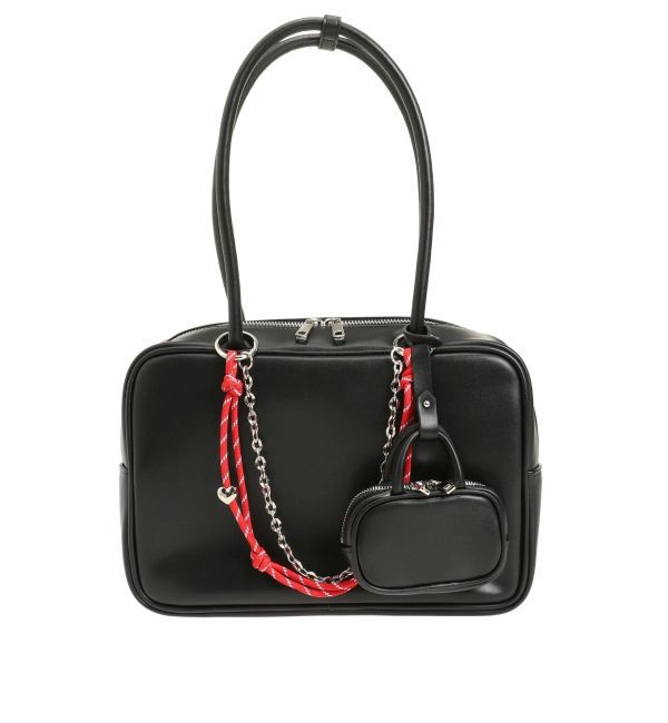 EMODA「スクエアショルダーチャームバッグ」|ハンドバッグ|