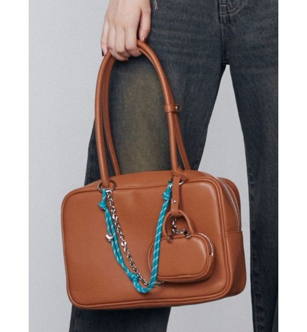 EMODA「スクエアショルダーチャームバッグ」|ハンドバッグ|