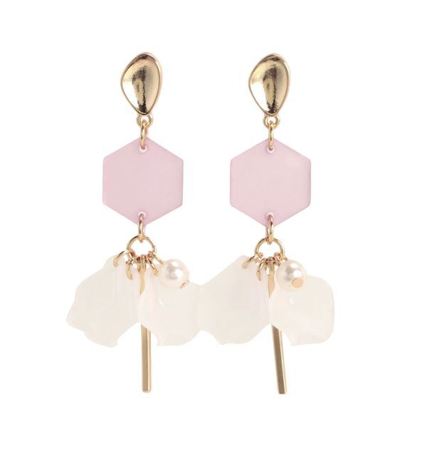 MERCURYDUO「フロストフラワーモチーフピアス」|ピアス|