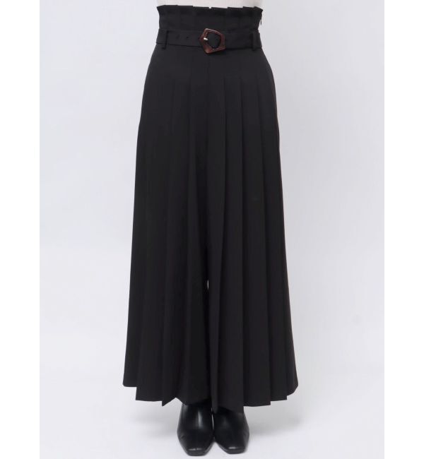 MERCURYDUO「ハイウエストプリーツワイドパンツ」|その他|