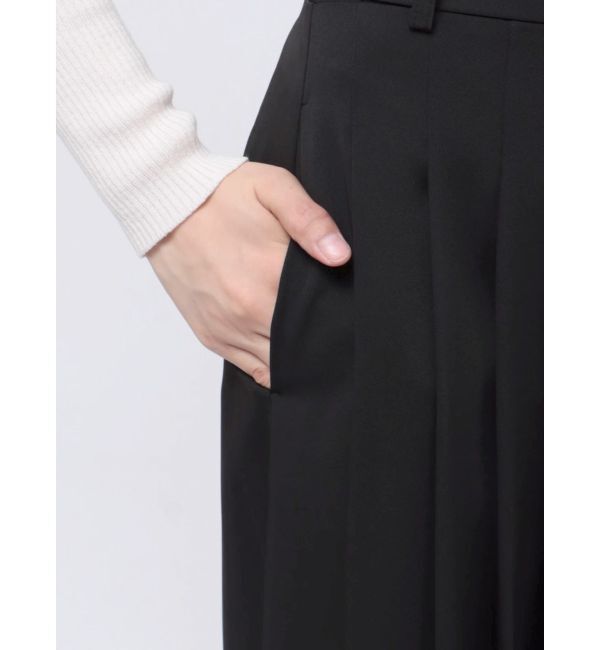 MERCURYDUO「ハイウエストプリーツワイドパンツ」|その他|