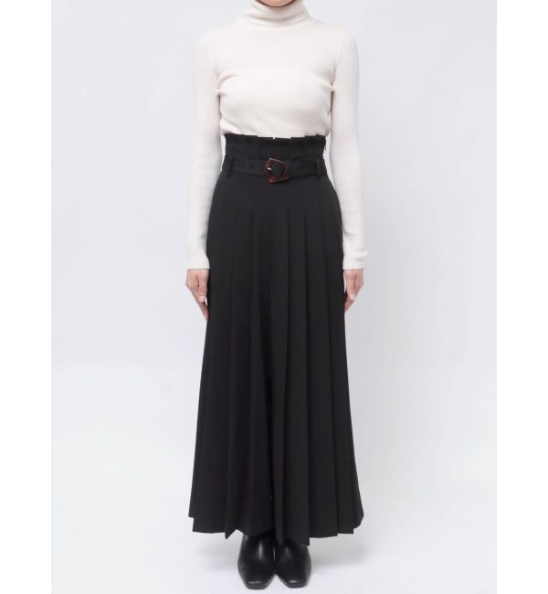 MERCURYDUO「ハイウエストプリーツワイドパンツ」|その他|