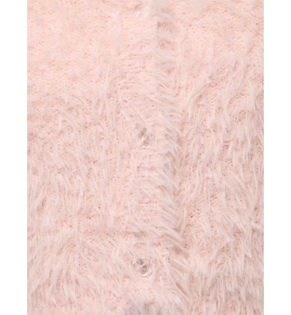 MERCURYDUO「フェザーヤーンボレロカーディガン」|カーディガン|