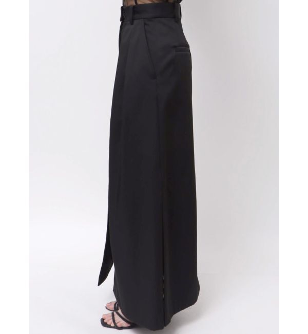 MERCURYDUO「【OUNNOUN】ギャバスリットデザインスカート」|スカート|