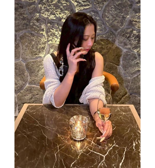 MERCURYDUO「スカシ編ミラメコンボレロカーディガン」|カーディガン|