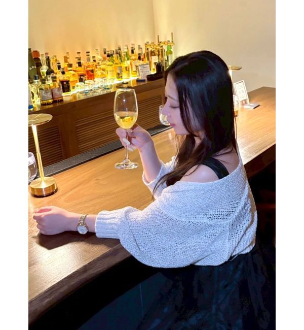 MERCURYDUO「スカシ編ミラメコンボレロカーディガン」|カーディガン|