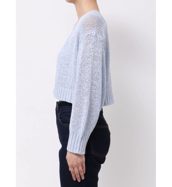MERCURYDUO「スカシ編ミラメコンボレロカーディガン」|カーディガン|
