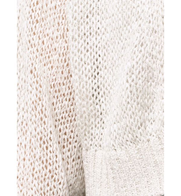 MERCURYDUO「スカシ編ミラメコンボレロカーディガン」|カーディガン|