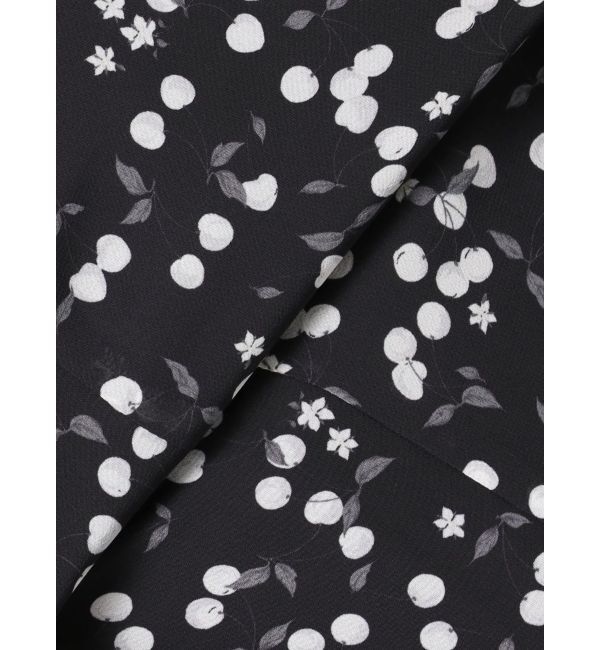 MERCURYDUO「ダブルラッフルバイカラーパイピングワンピース」|ワンピース|