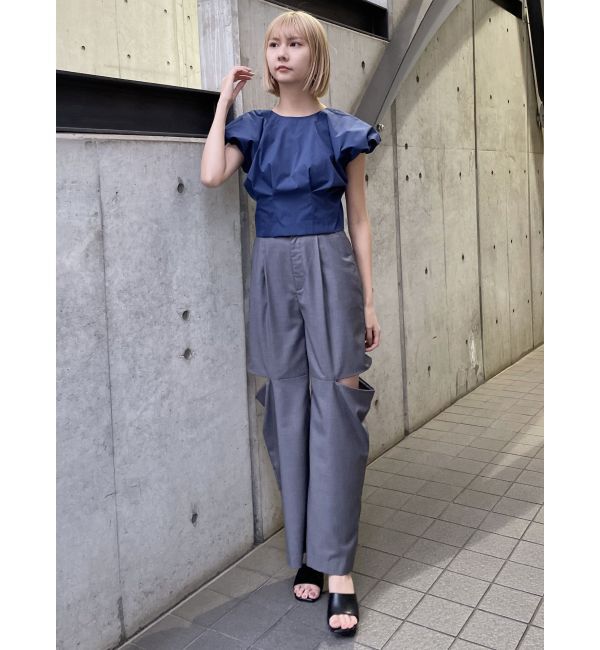 MURUA「2WAYウエストタックショートトップス」|シャツ・ブラウス|