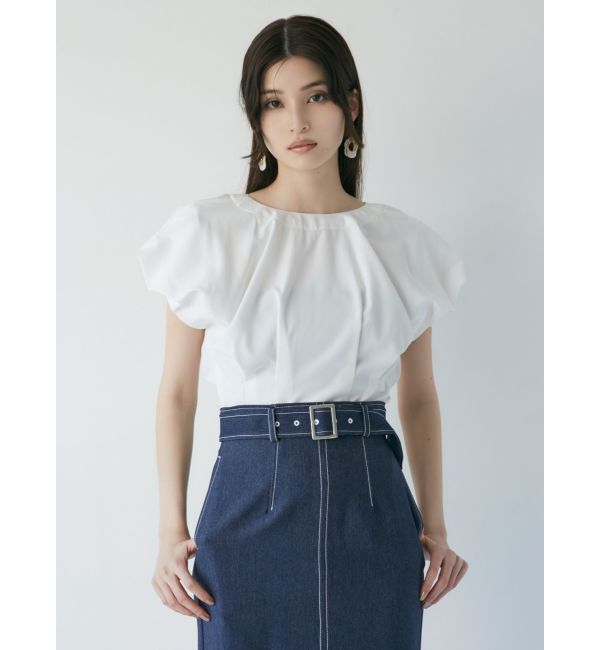 MURUA「2WAYウエストタックショートトップス」|シャツ・ブラウス|