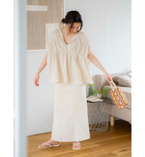 Ungrid「beej別注 エンブロイダリーバッグ」|ハンドバッグ|