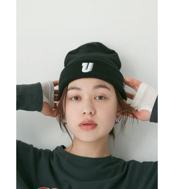 Ungrid「NEW ERA別注 Uロゴニット帽」|ニット帽|