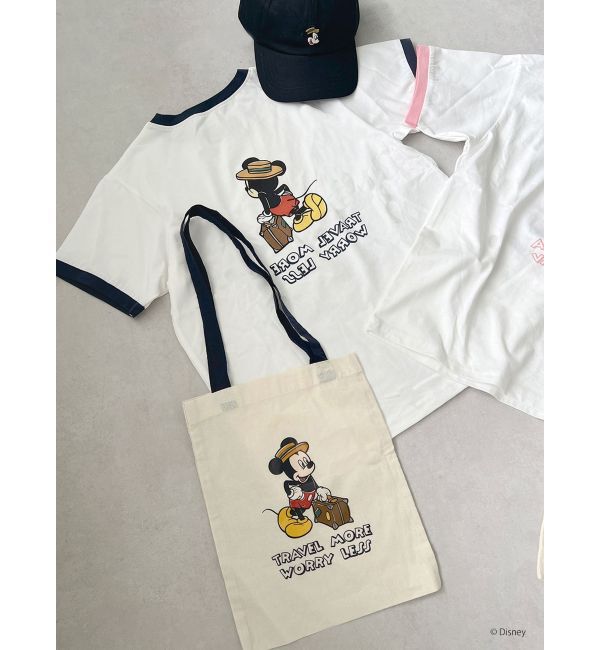 Ungrid「【ミッキーマウス】トラベルトートバッグ」|トートバッグ|