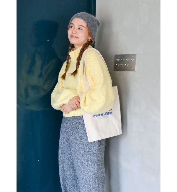 Ungrid「キャンバスロゴトートバッグ」|トートバッグ|