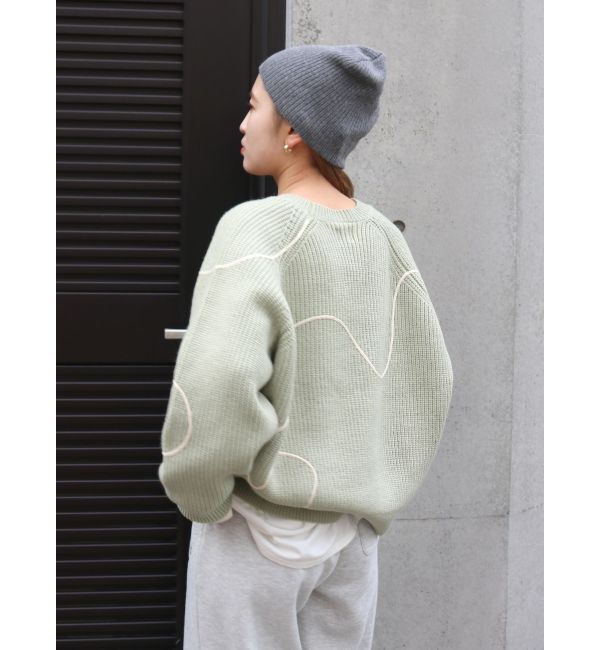 Ungrid「テープデザインルーズニット」|ニット・セーター|