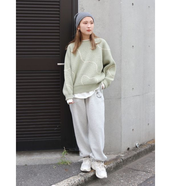 Ungrid「テープデザインルーズニット」|ニット・セーター|