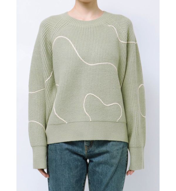 Ungrid「テープデザインルーズニット」|ニット・セーター|