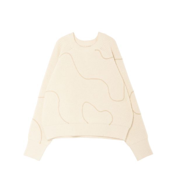 Ungrid「テープデザインルーズニット」|ニット・セーター|