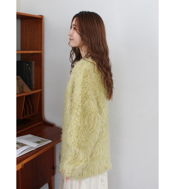 Ungrid「起毛ニットアンサンブル」|カーディガン|