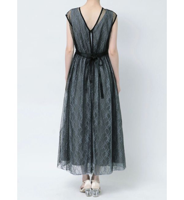 LAGUNAMOON「LADYチュールレイヤードレースワンピース」|ワンピース|