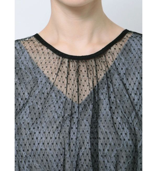 LAGUNAMOON「LADYチュールレイヤードレースワンピース」|ワンピース|