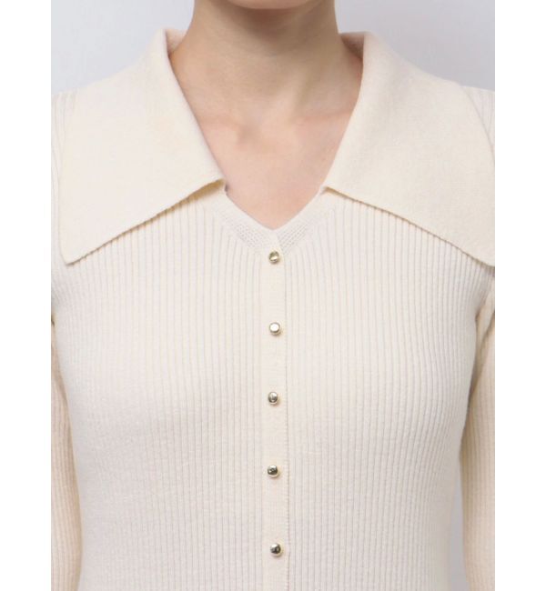 LAGUNAMOON「ビックカラーメタルボタンワンピース」|ワンピース|